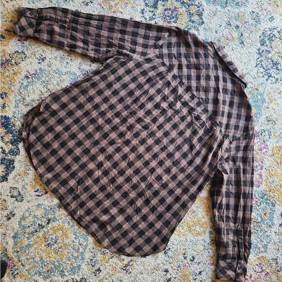 Sanctuary Bianca Gingham plaid button up shirt - Picture 5 of 16
